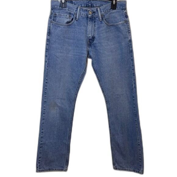 Levi's 510 Men's Jeans Light Blue Wash Denim Skinny Leg Size 31x32 - Picture 1 of 9